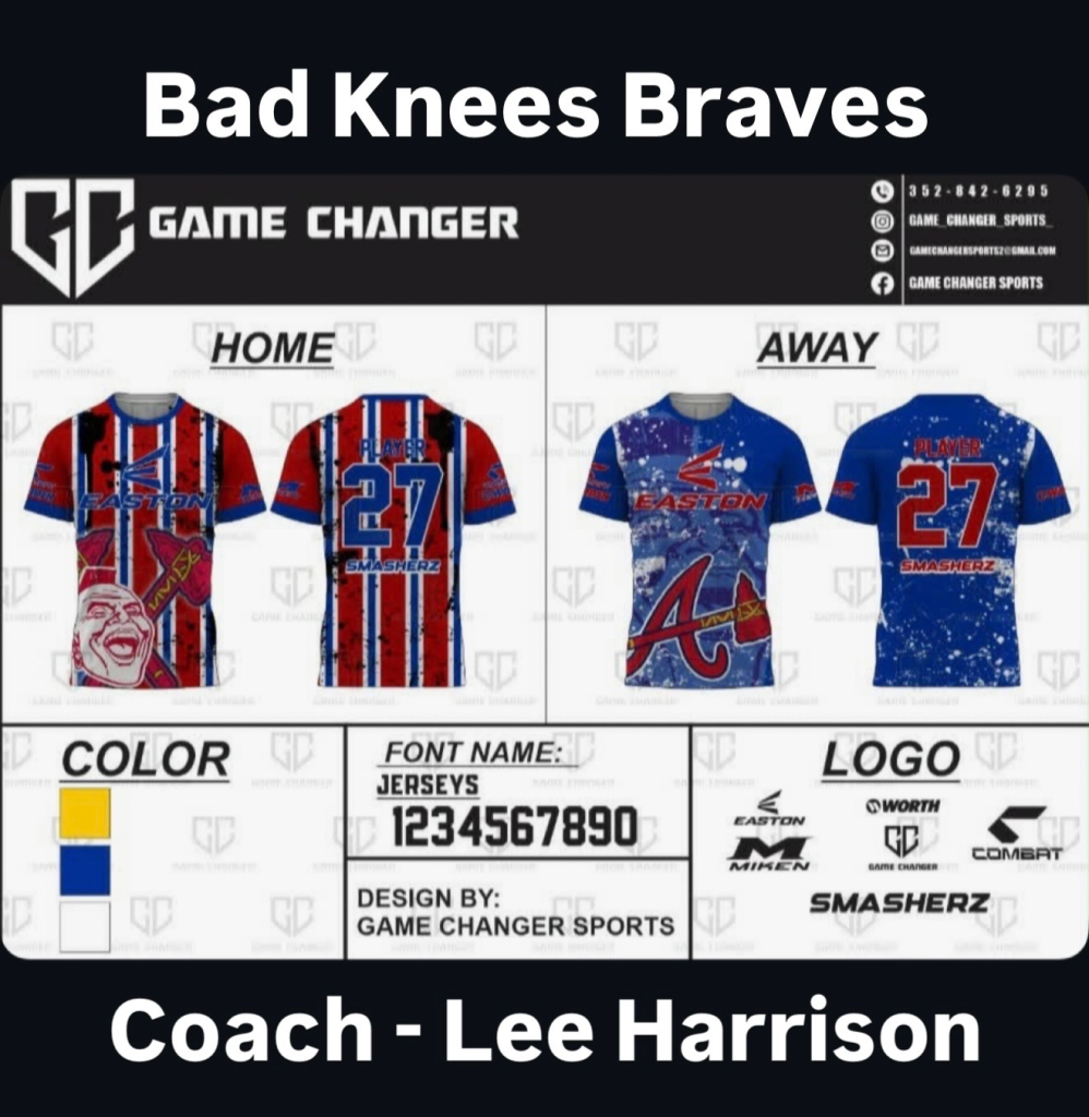 Bad Knees Braves Official Jersey