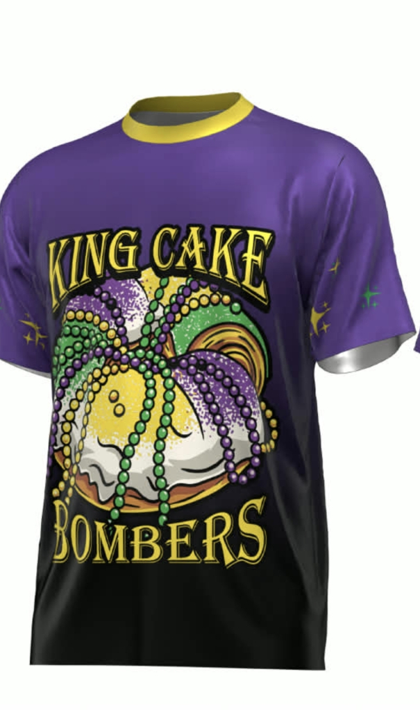 Logo for King Cake Bombers